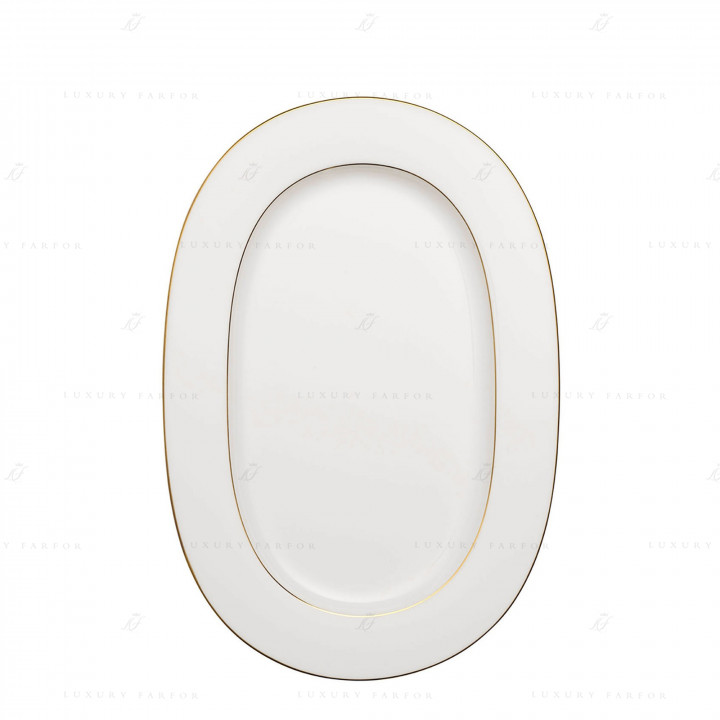 Блюдо овальное 41см  коллекции Anmut Gold бренда Villeroy & Boch