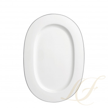 Блюдо овальное 41см коллекции Anmut Platinum бренда Villeroy & Boch