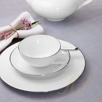 Чайный сервиз на 6 персон коллекции Anmut Platinum бренда Villeroy & Boch