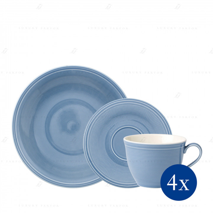 Набор из 12 предметов  коллекции Color Loop Horizon бренда Villeroy & Boch