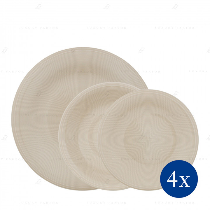 Набор из 12 предметов  коллекции Color Loop Sand бренда Villeroy & Boch