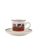 Чашка кофейная с блюдцем 0,2л коллекции Design Naif бренда Villeroy & Boch