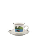 Чашка эспрессо с блюдцем 0,1л коллекции Design Naif бренда Villeroy & Boch