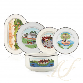 Столовый сервиз на 6 персон бренда Villeroy & Boch
