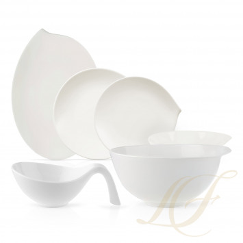 Столовый сервиз на 6 персон коллекции Flow бренда Villeroy & Boch