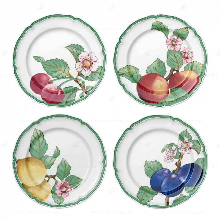 Тарелка главная 26см, 4шт. коллекции French Garden 