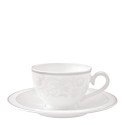 Чашка кофейная/чайная с блюдцем 0,2л коллекции Gray Pearl бренда Villeroy & Boch