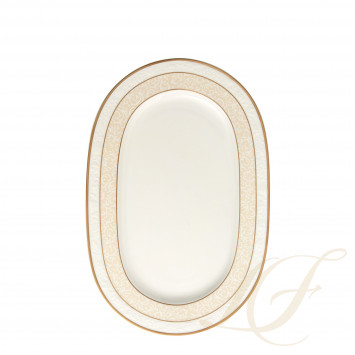 Блюдо овальное 35см коллекции Ivoire бренда Villeroy & Boch