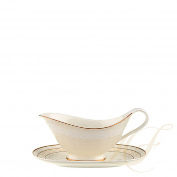 Соусник с подставкой 0,40л коллекции Ivoire бренда Villeroy & Boch