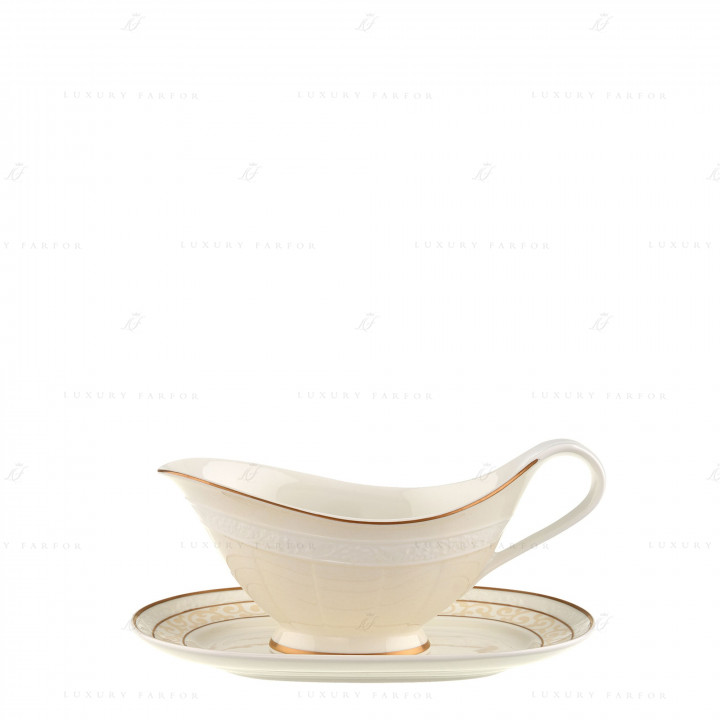 Соусник с подставкой 0,40л коллекции Ivoire бренда Villeroy & Boch