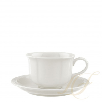 Чашка чайная с блюдцем 0,2л коллекции Manoir бренда Villeroy & Boch