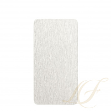 Блюдо сервировочное прямоугольное 35см коллекции Manufacture Rock Blanc бренда Villeroy & Boch