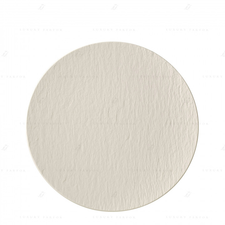 Тарелка гурман 32см коллекции Manufacture Rock Blanc бренда Villeroy & Boch