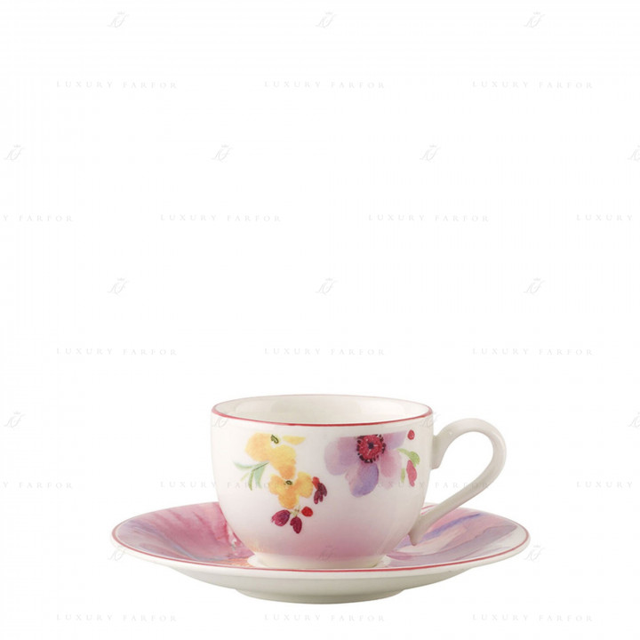 Чашка эспрессо с блюдцем 0,08л коллекции Mariefleur бренда Villeroy & Boch