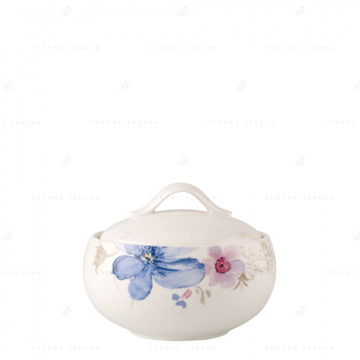Сахарница 0,45л коллекции Mariefleur Gris бренда Villeroy & Boch