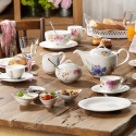 Столовый сервиз на 6 персон коллекции Mariefleur Gris бренда Villeroy & Boch