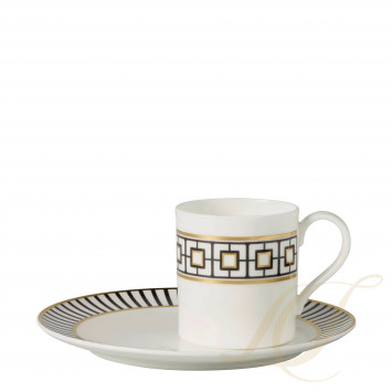 Чашка кофейная с блюдцем 0,22л коллекции MetroChic бренда Villeroy & Boch