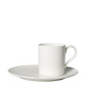 Чашка кофейная с блюдцем 0,22л коллекции MetroChic Blanc бренда Villeroy & Boch
