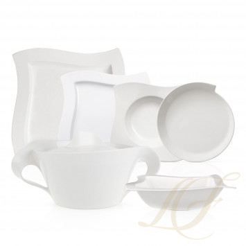 Столовый сервиз на 6 персон бренда Villeroy & Boch