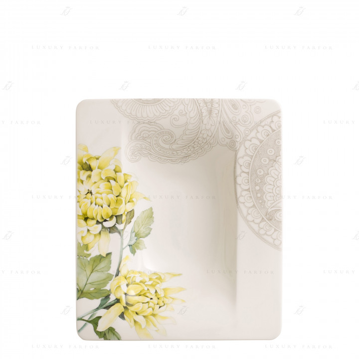 Тарелка суповая 24см коллекции Quinsai Garden бренда Villeroy & Boch