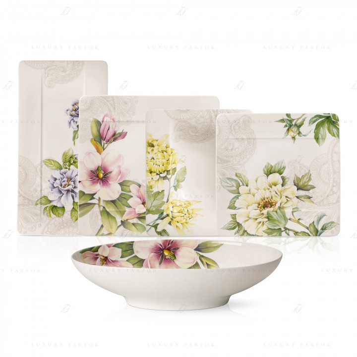 Столовый сервиз на 6 персон коллекции Quinsai Garden бренда Villeroy & Boch