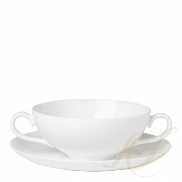 Чаша суповая с блюдцем 0,4л коллекции Royal бренда Villeroy & Boch