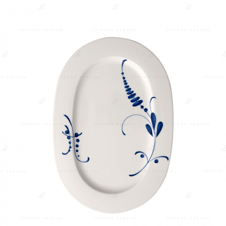 Блюдо овальное 34см коллекции Vieux Luxembourg Brindille бренда Villeroy & Boch