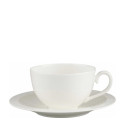 Чашка для завтрака с блюдцем 0,4л коллекции White Pearl бренда Villeroy & Boch