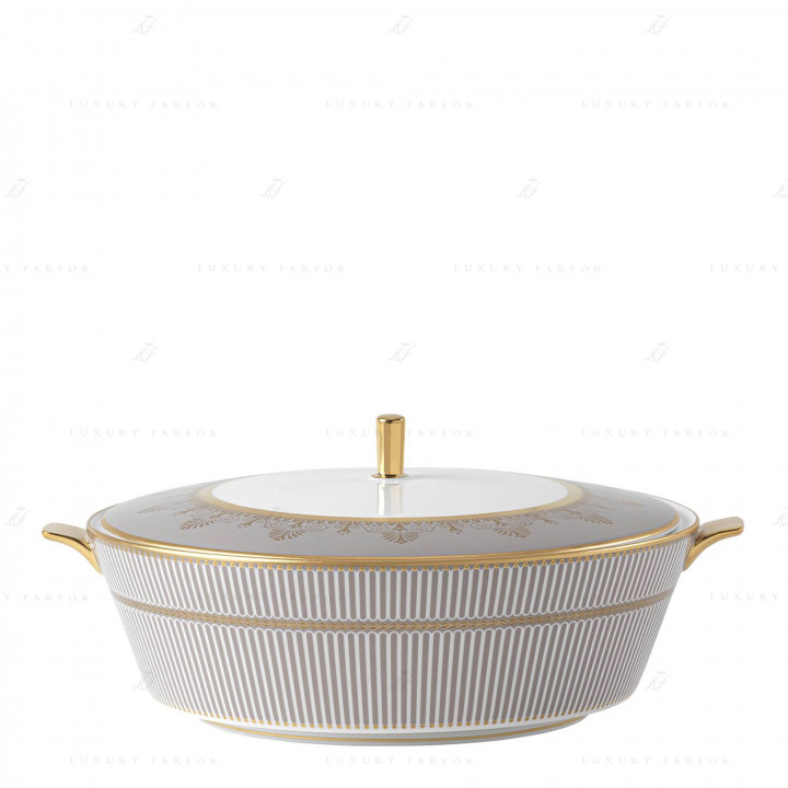 Рагушница 23см коллекции Anthemion Grey бренда Wedgwood