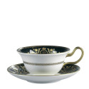 Чашка чайная с блюдцем 200мл коллекции Astbury Black бренда Wedgwood