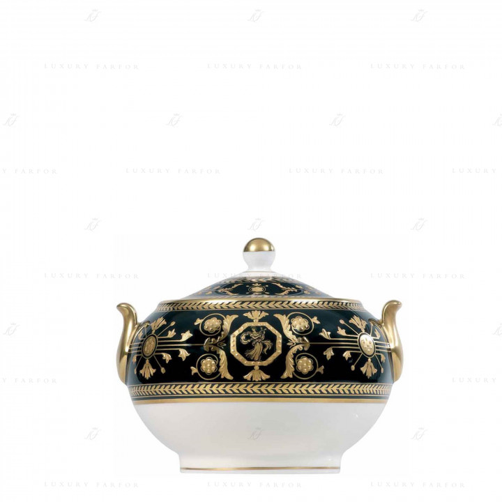 Сахарница 11,5см коллекции Astbury Black бренда Wedgwood