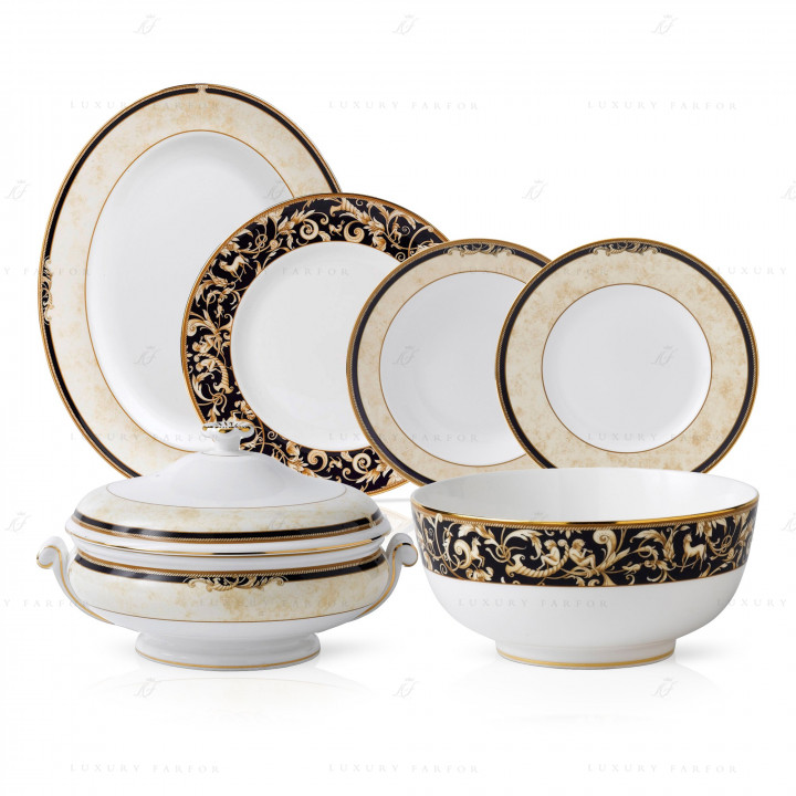 Столовый сервиз на 4 персоны коллекции Cornucopia бренда Wedgwood