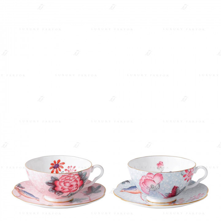 Чашка чайная с блюдцем 240мл, 2шт. коллекции Cuckoo бренда Wedgwood