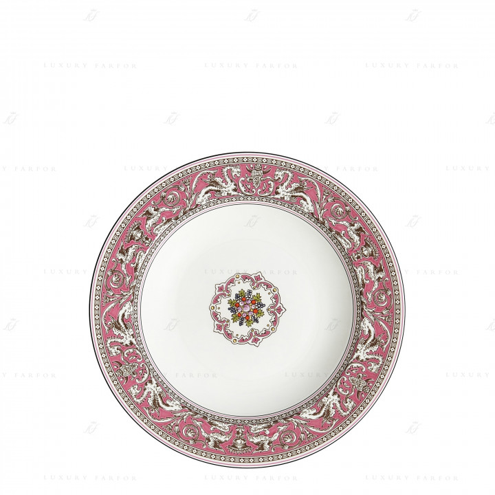 Тарелка суповая 23см коллекции Florentine Fuchsia бренда Wedgwood