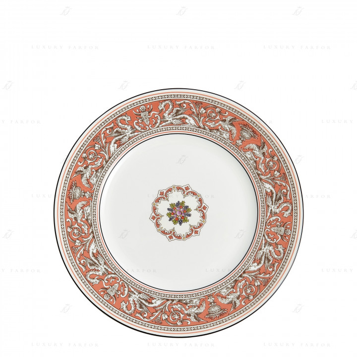 Тарелка главная 27см коллекции Florentine Salmon бренда Wedgwood