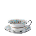 Чашка чайная с блюдцем  коллекции Florentine Turquoise бренда Wedgwood