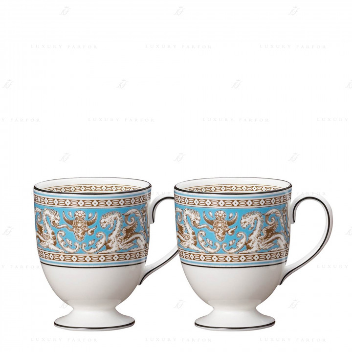 Кружка 300мл, 2шт. коллекции Florentine Turquoise бренда Wedgwood