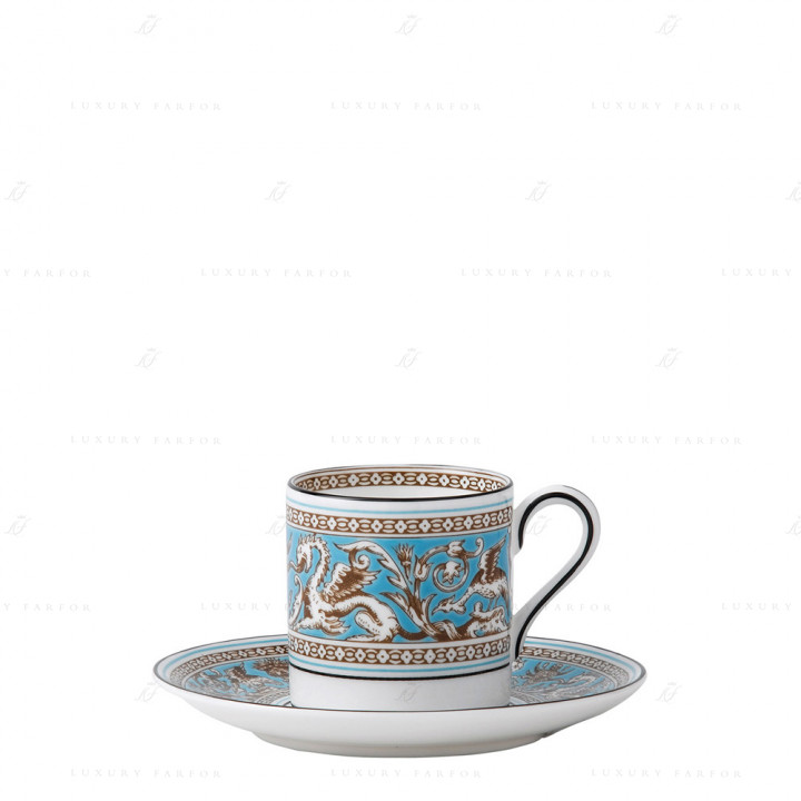 Чашка эспрессо 80мл коллекции Florentine Turquoise бренда Wedgwood
