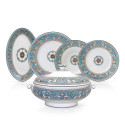Столовый сервиз на 4 персоны коллекции Florentine Turquoise бренда Wedgwood