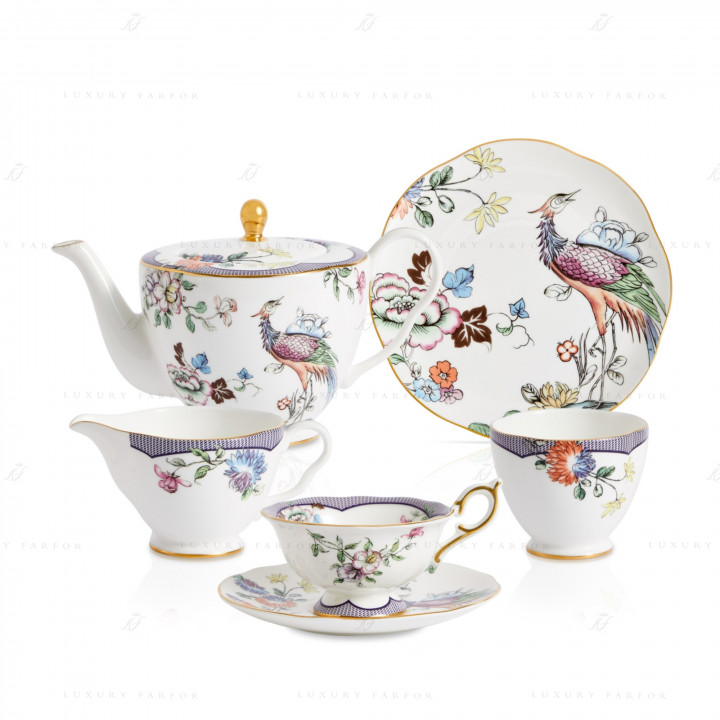 Чайный сервиз на 4 персоны коллекции Fortune бренда Wedgwood