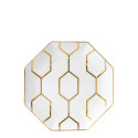 Тарелка 23см коллекции Gio Gold бренда Wedgwood