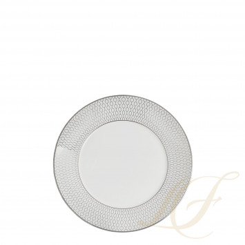 Тарелка десертная 17см коллекции Gio Platinum бренда Wedgwood