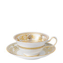 Чашка чайная с блюдцем 200мл коллекции Gold Columbia бренда Wedgwood
