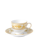 Чашка чайная с блюдцем 200мл коллекции Gold Columbia бренда Wedgwood