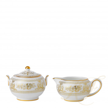 Сахарница и молочник коллекции Gold Columbia бренда Wedgwood