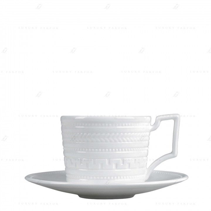 Чашка чайная с блюдцем 220мл коллекции Intaglio бренда Wedgwood