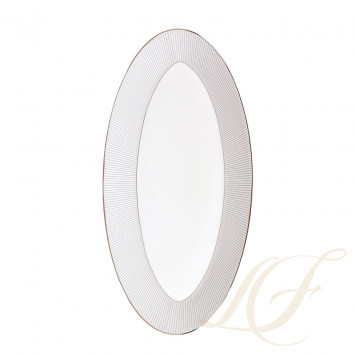 Блюдо овальное 45см коллекции Jasper Conran - Pin Stripe бренда Wedgwood