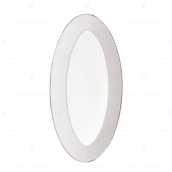 Блюдо овальное 45см коллекции Jasper Conran - Pin Stripe бренда Wedgwood