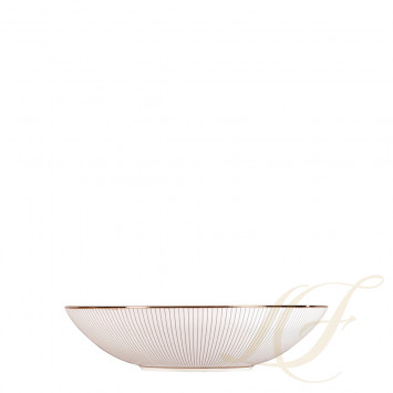 Тарелка суповая 23см коллекции Jasper Conran - Pin Stripe бренда Wedgwood