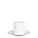 Чашка эспрессо с блюдцем 80мл коллекции Jasper Conran - Platinum бренда Wedgwood